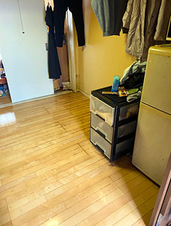 ゴミ屋敷の掃除作業後
